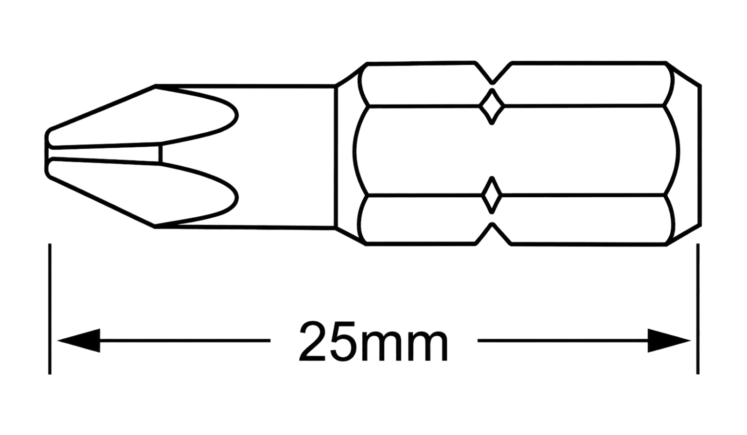 Phillips Bits 1/4''